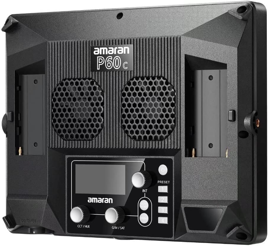amaran P60C LEDライトセット Amaran P60c LED Panel Light, 60W, with Softbox, Carry Bag, and